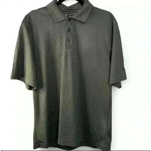 Pebble Beach Men's Gray Polo Shirt - Size Medium